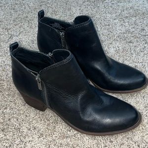 Lucky Brand Black Ankle Booties
